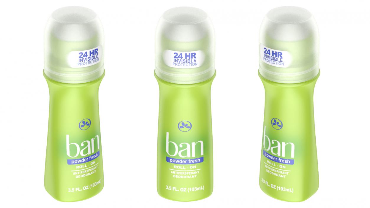 3D Ban Roll on Antiperspirant Deodorant