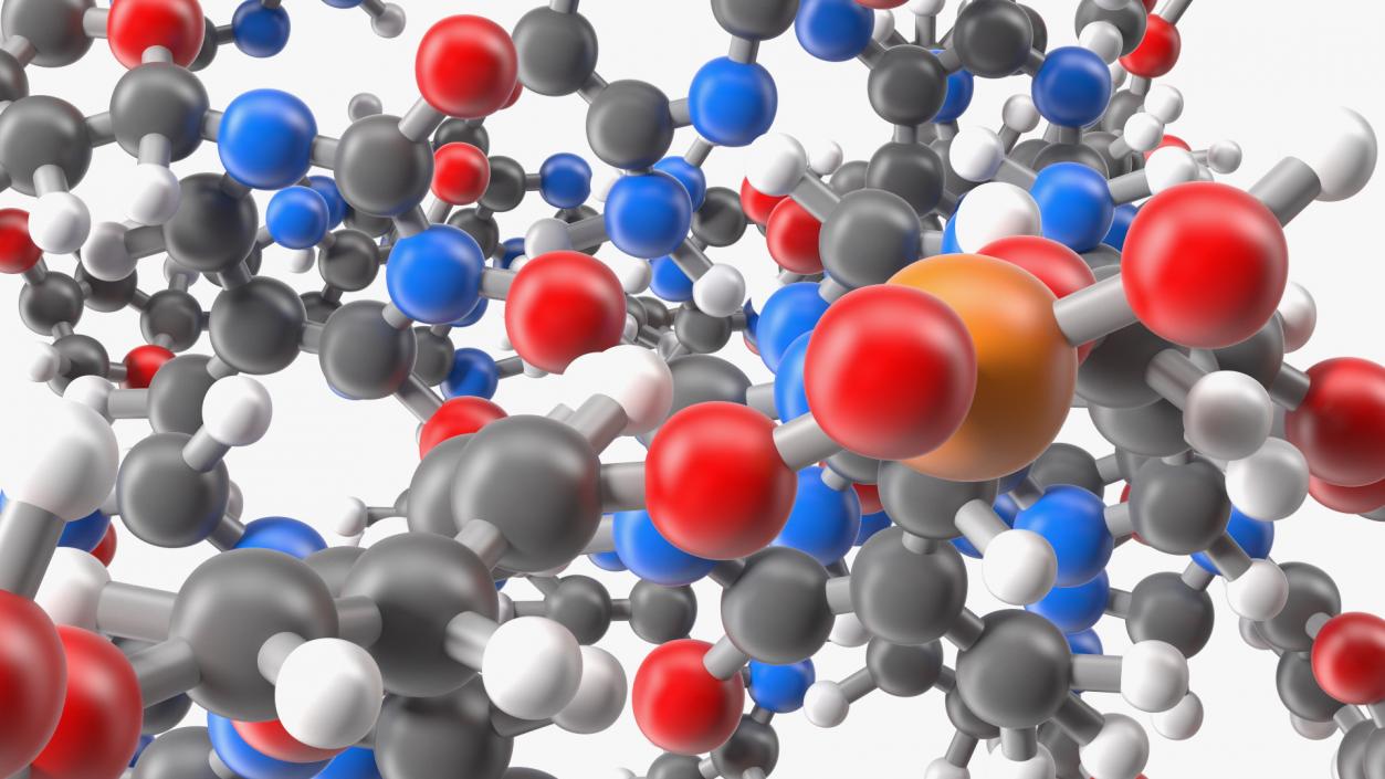 3D model A Form DNA Structure