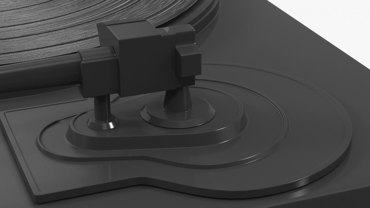 3D model Vinyl Retro Record Player