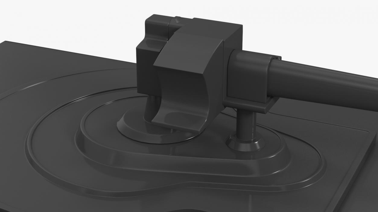 3D model Vinyl Retro Record Player