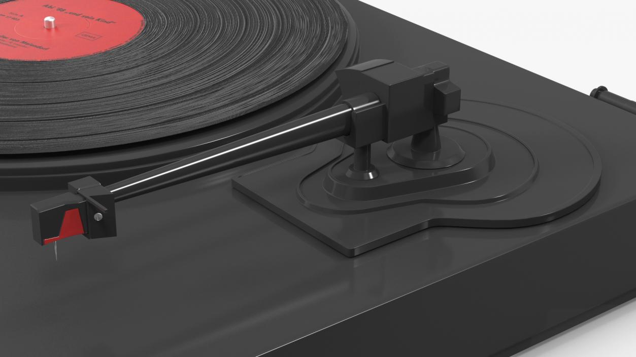 3D model Vinyl Retro Record Player