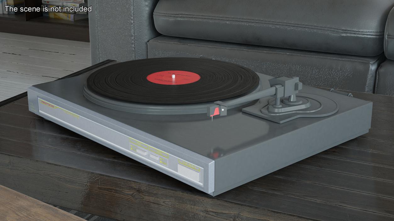 3D model Vinyl Retro Record Player