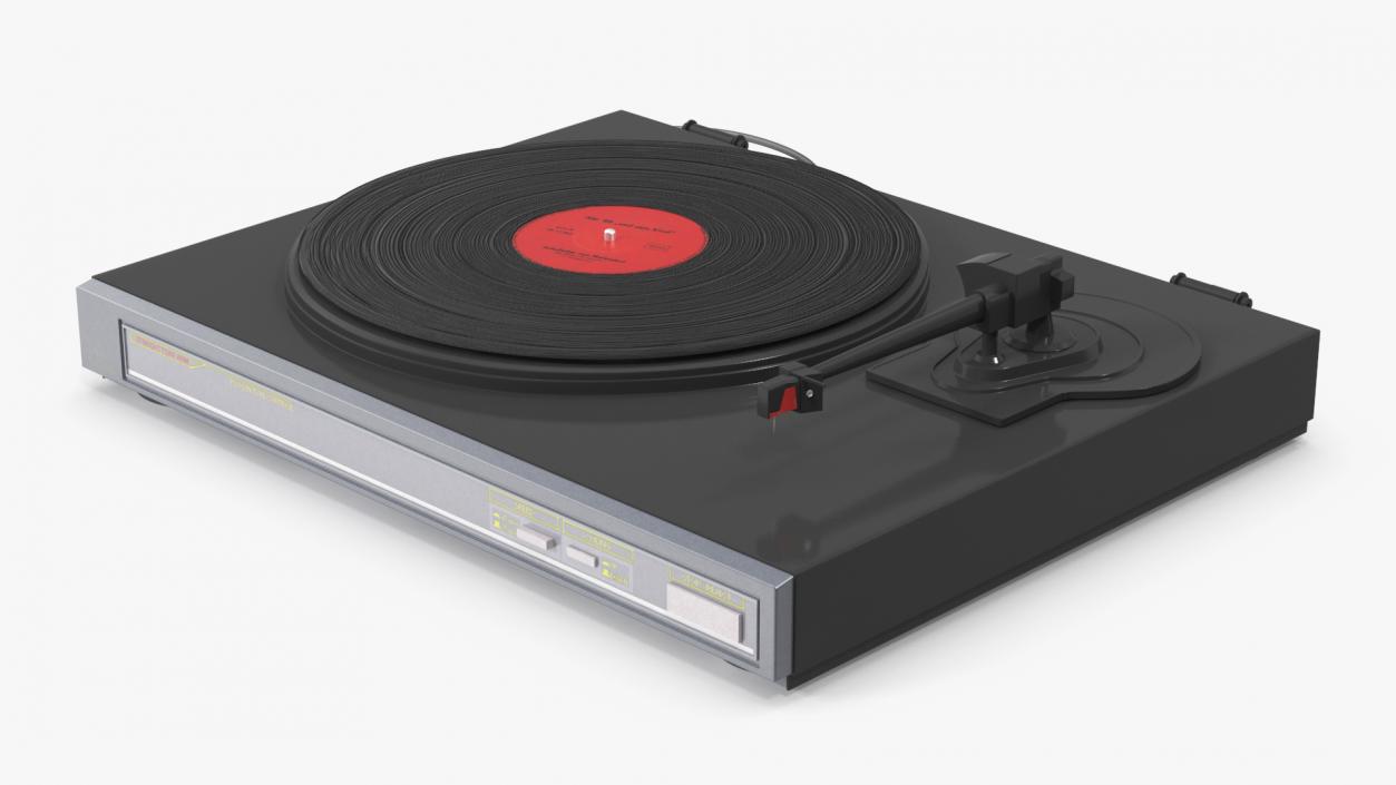 3D model Vinyl Retro Record Player