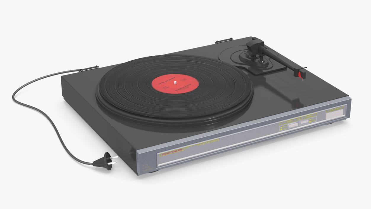 3D model Vinyl Retro Record Player