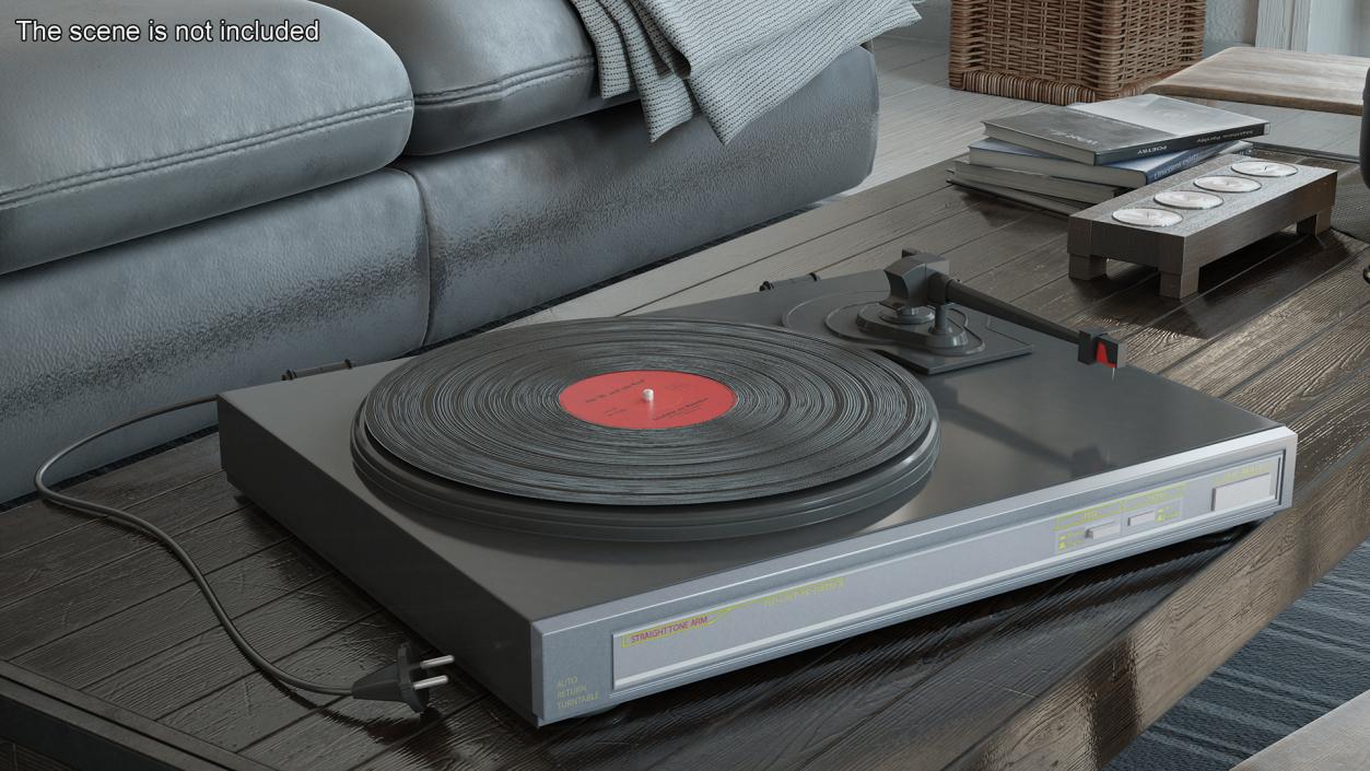 3D model Vinyl Retro Record Player