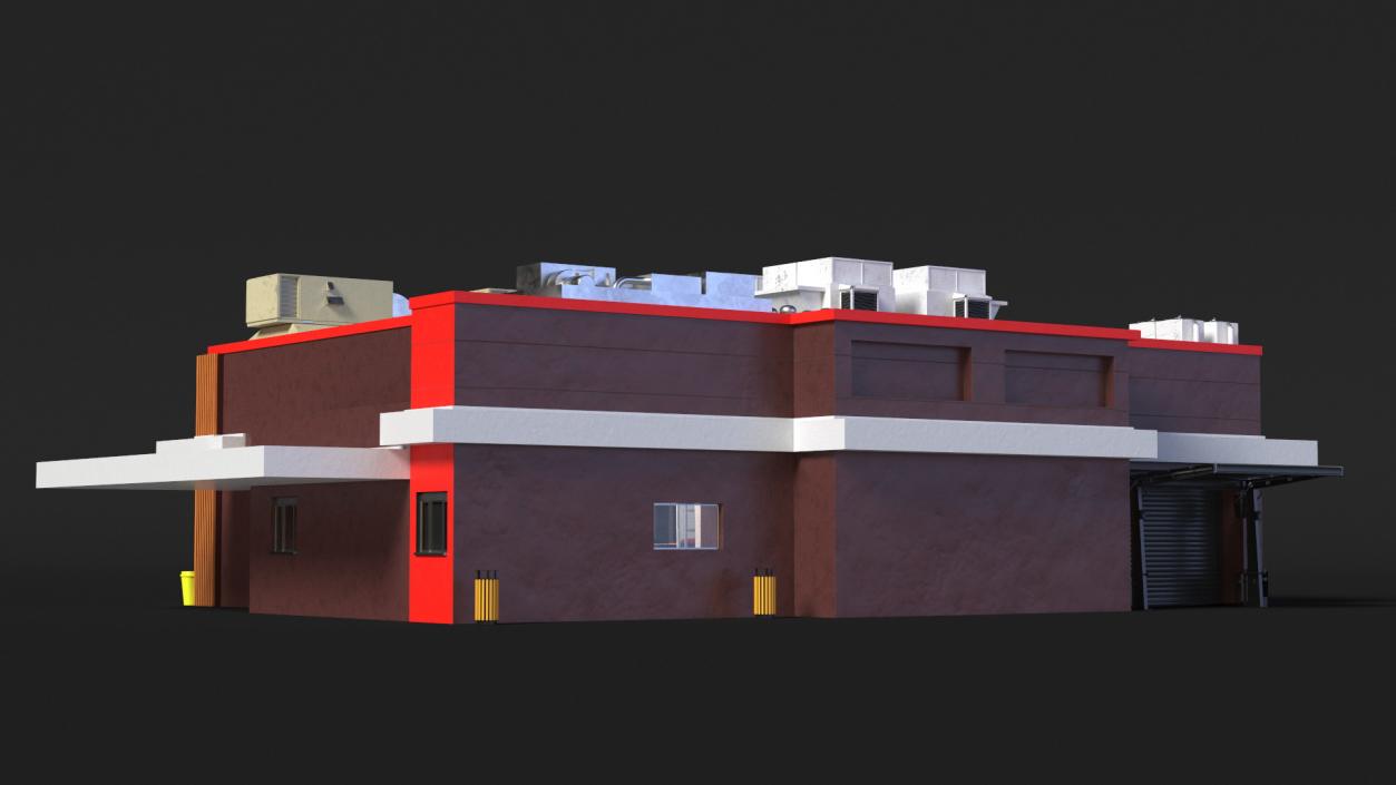 Quick Service Restaurant 3D model