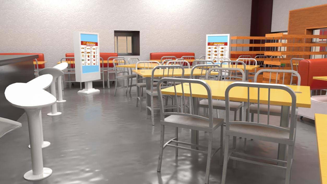 Quick Service Restaurant 3D model