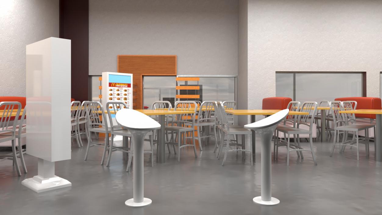 Quick Service Restaurant 3D model