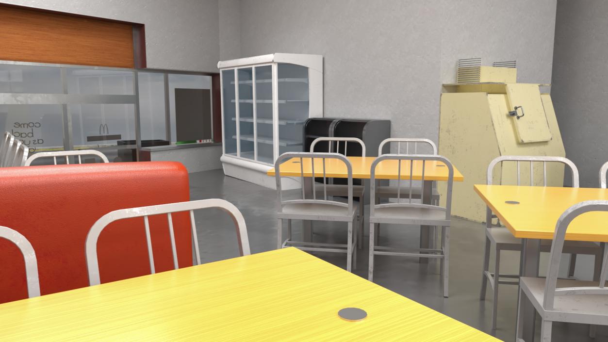 Quick Service Restaurant 3D model