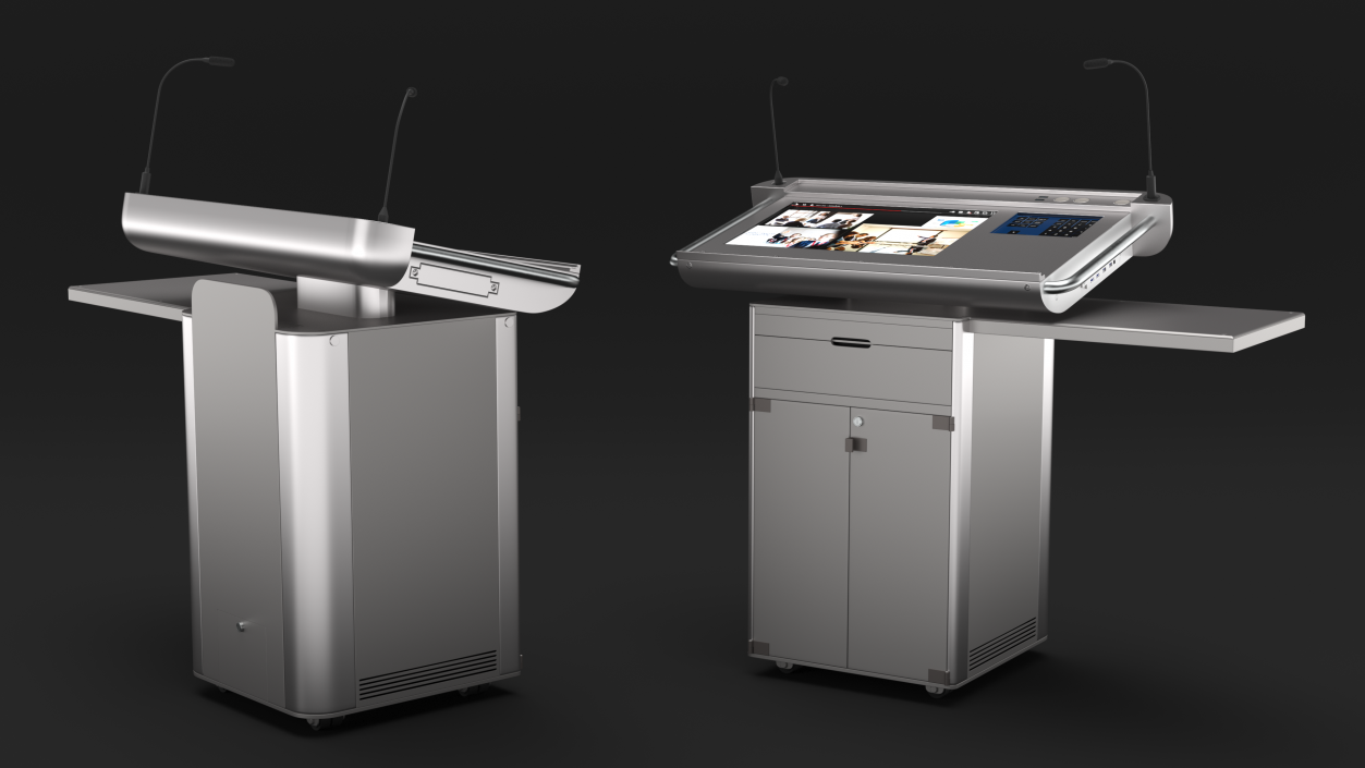 Office Lectern ILS Synergy QK 3D model