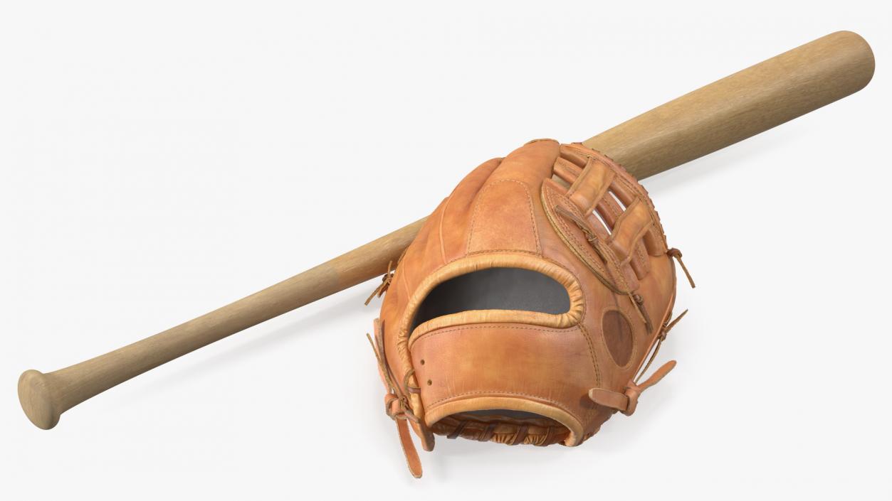 3D Baseball Equipment Set Fur