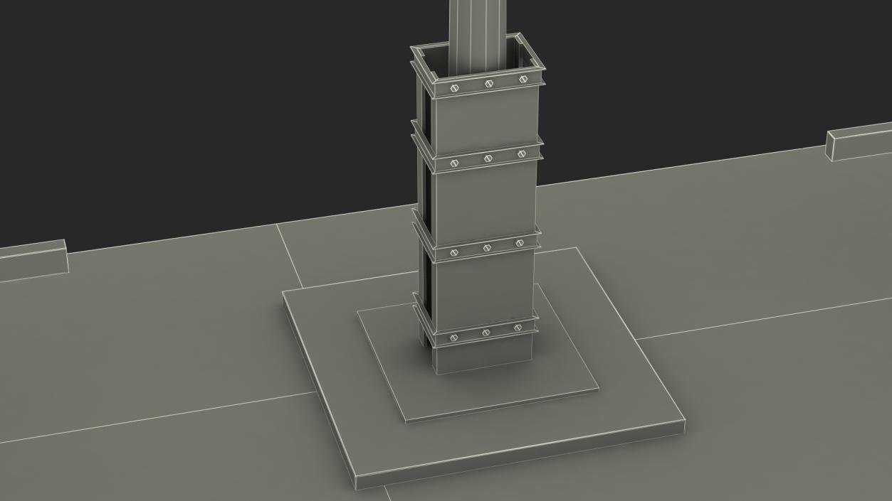 3D Automated Weather Observing System Set model