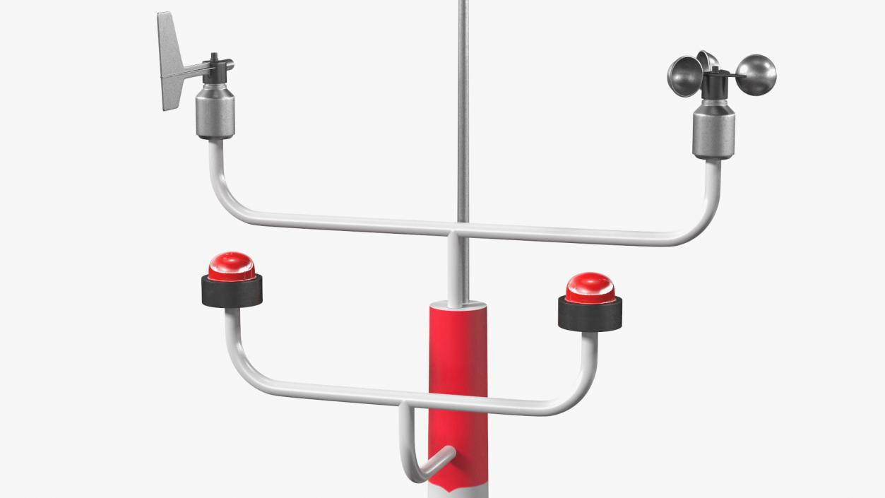 3D Automated Weather Observing System Set model