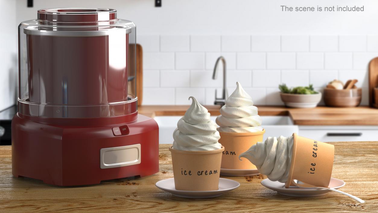 3D Ice Cream Maker Machine model