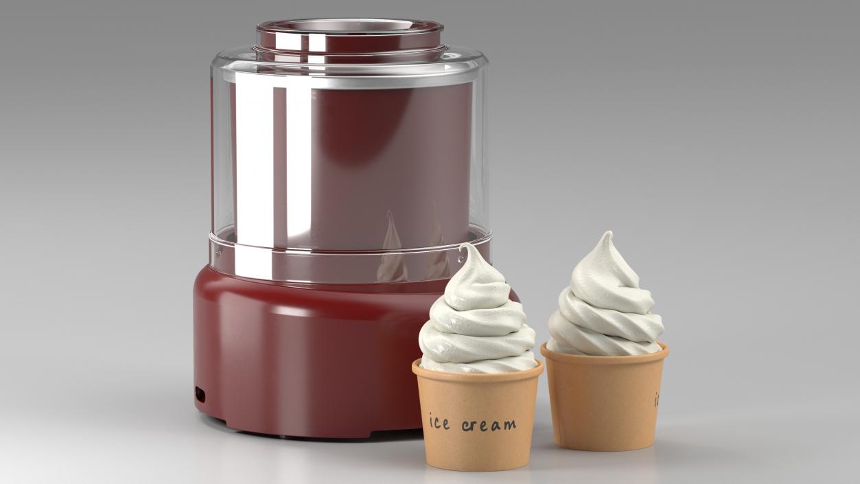 3D Ice Cream Maker Machine model