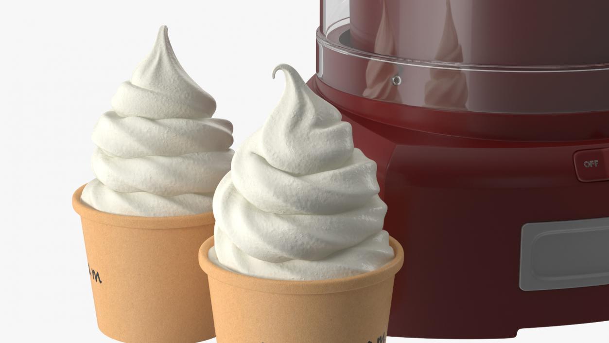 3D Ice Cream Maker Machine model