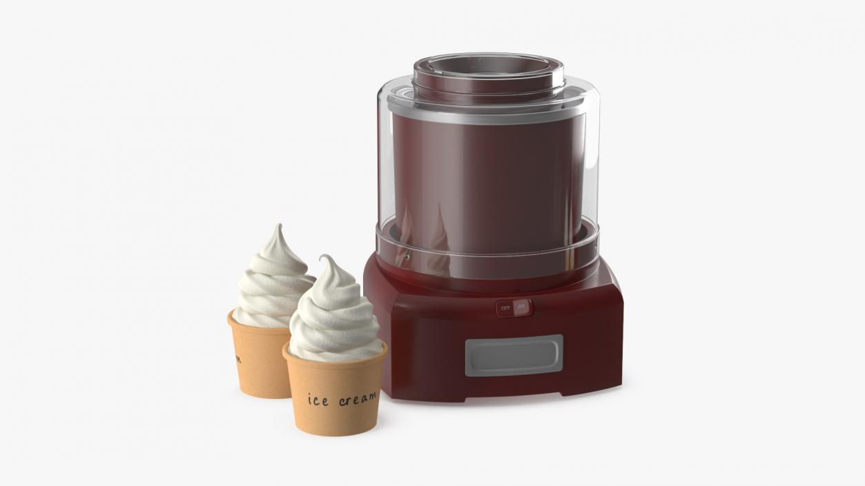 3D Ice Cream Maker Machine model