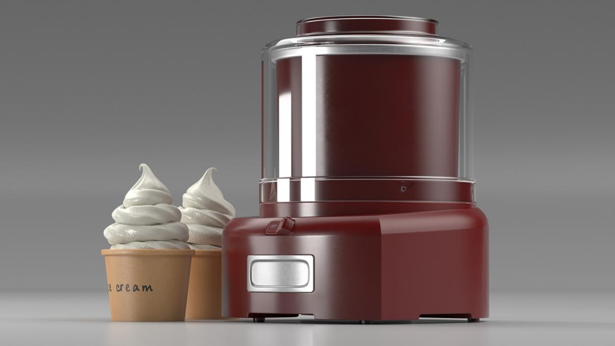 3D Ice Cream Maker Machine model