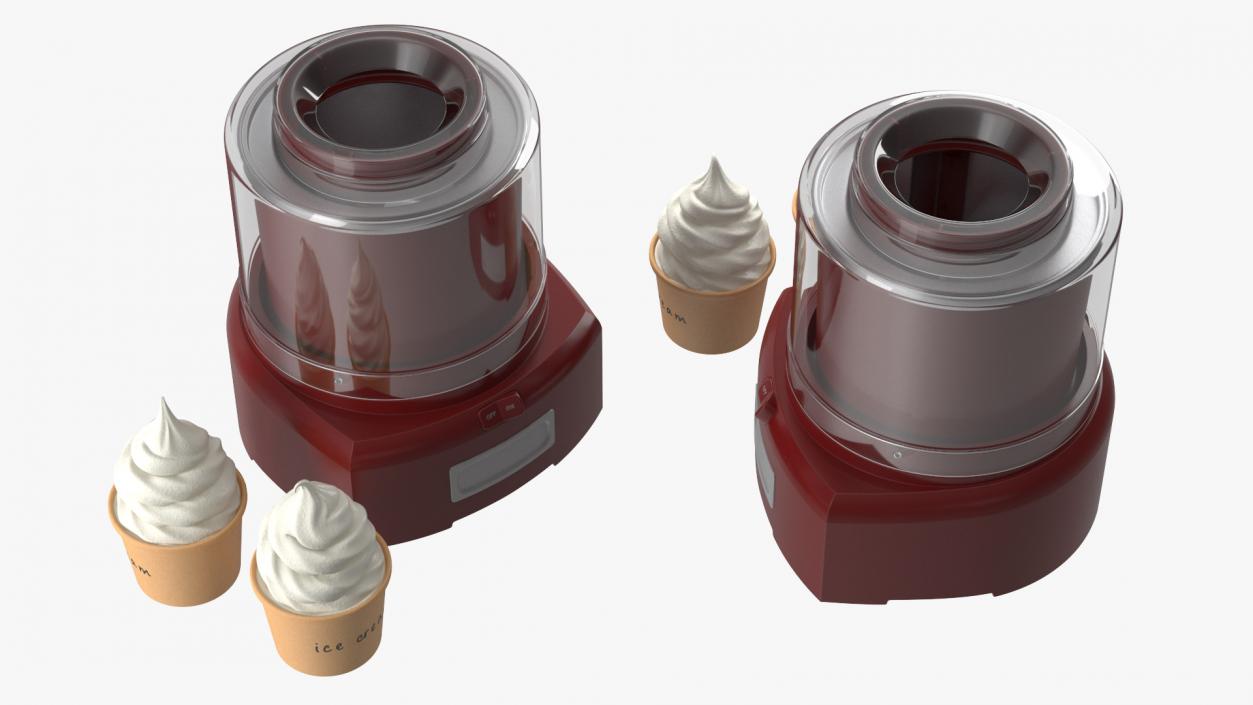 3D Ice Cream Maker Machine model