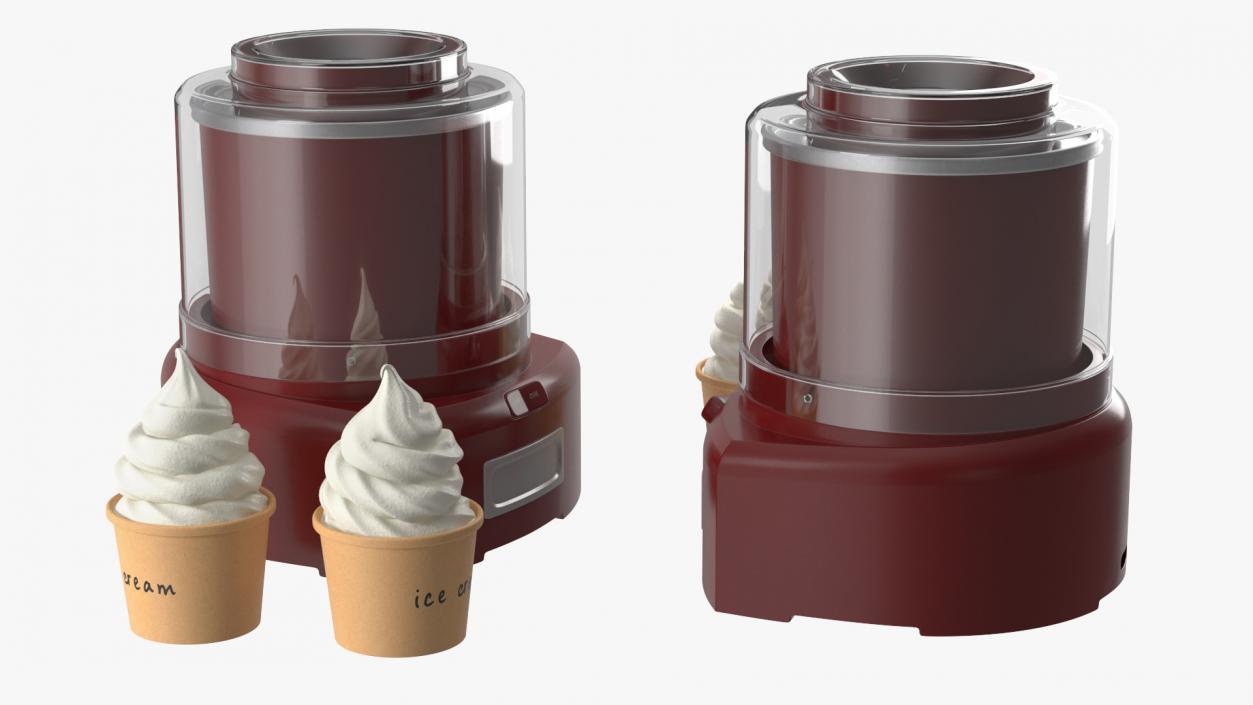 3D Ice Cream Maker Machine model