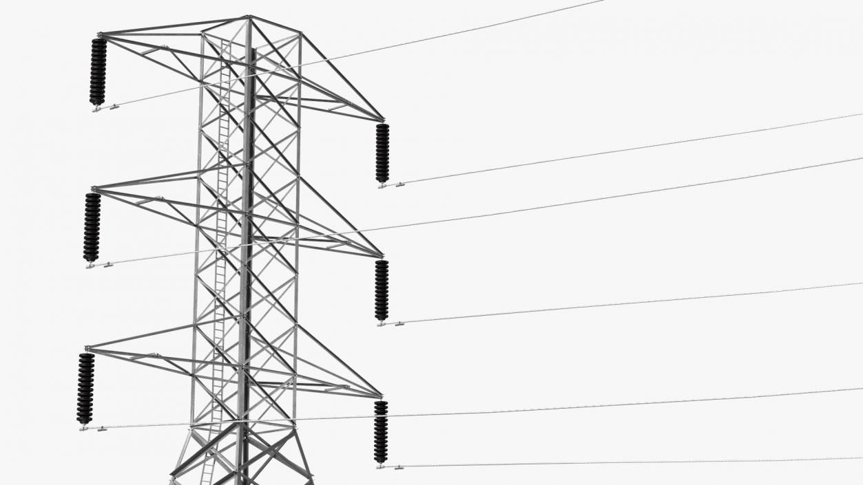 3D Electric Power Transmission Tower model