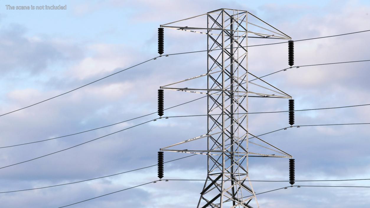 3D Electric Power Transmission Tower model