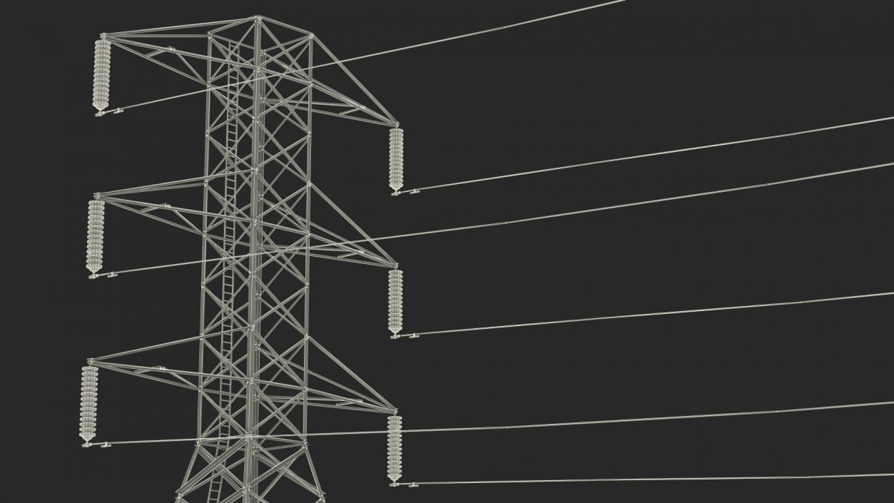 3D Electric Power Transmission Tower model