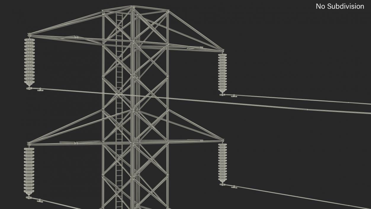 3D Electric Power Transmission Tower model