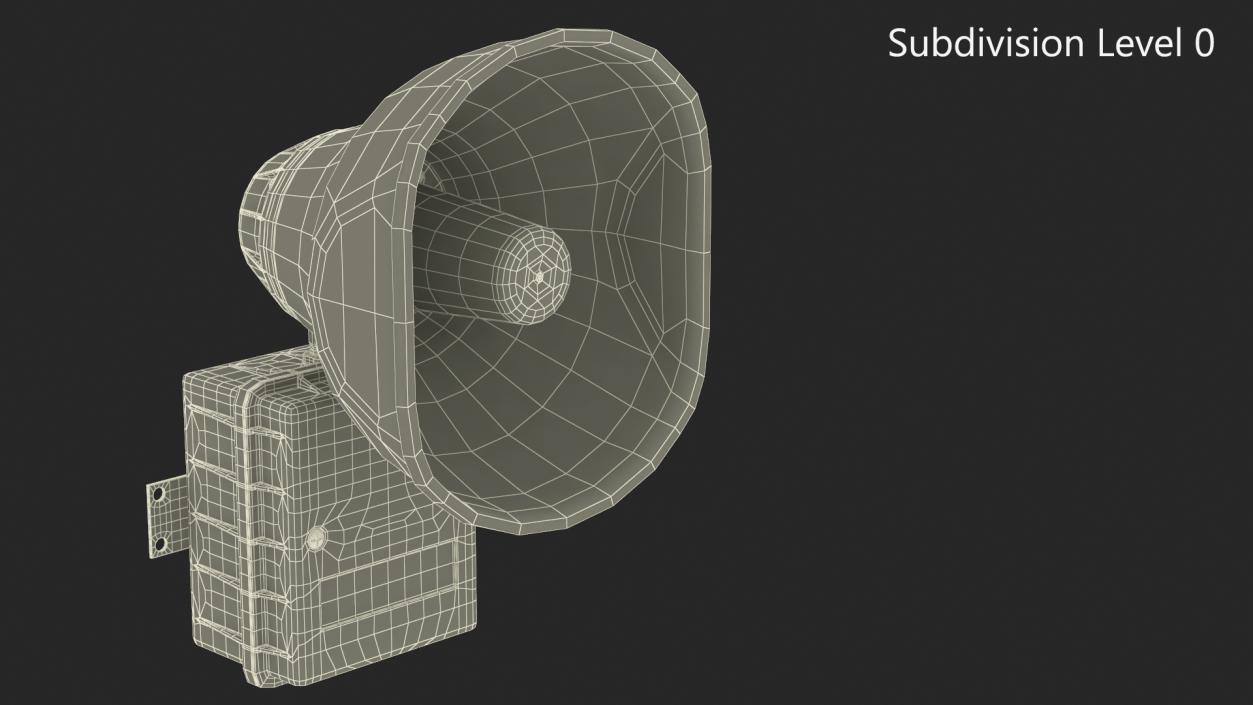 3D Fire Alarm Speaker model