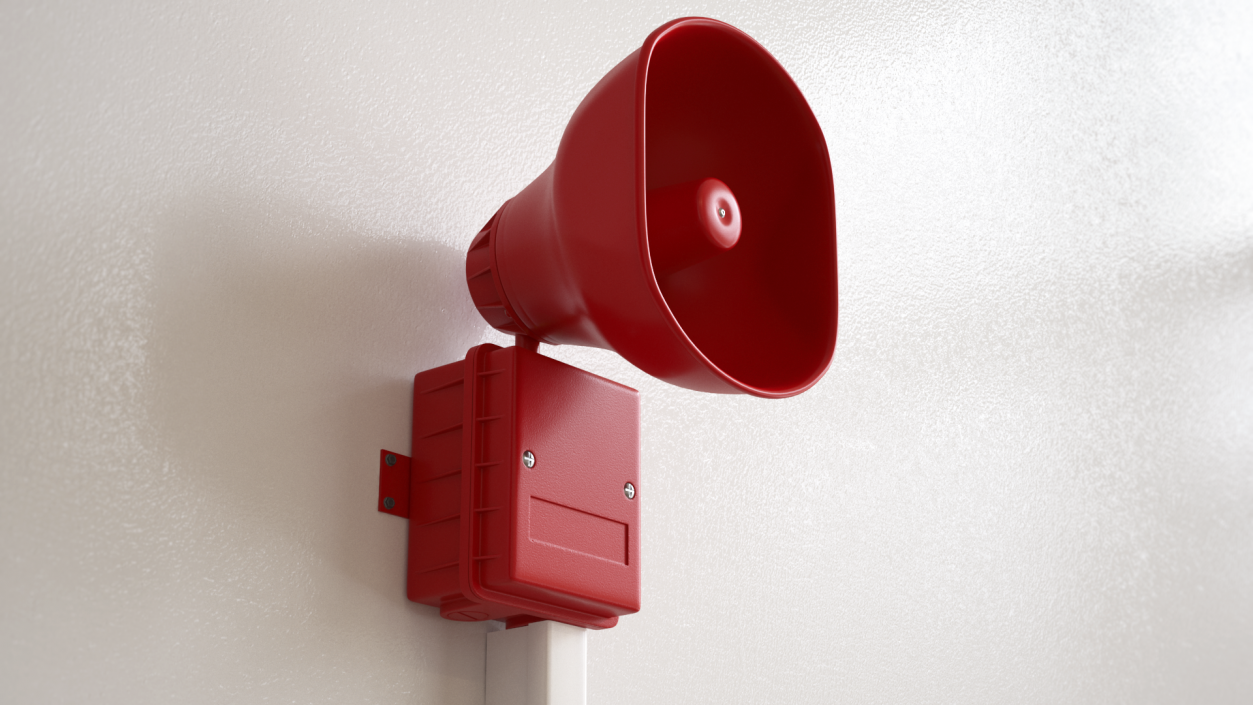 3D Fire Alarm Speaker model