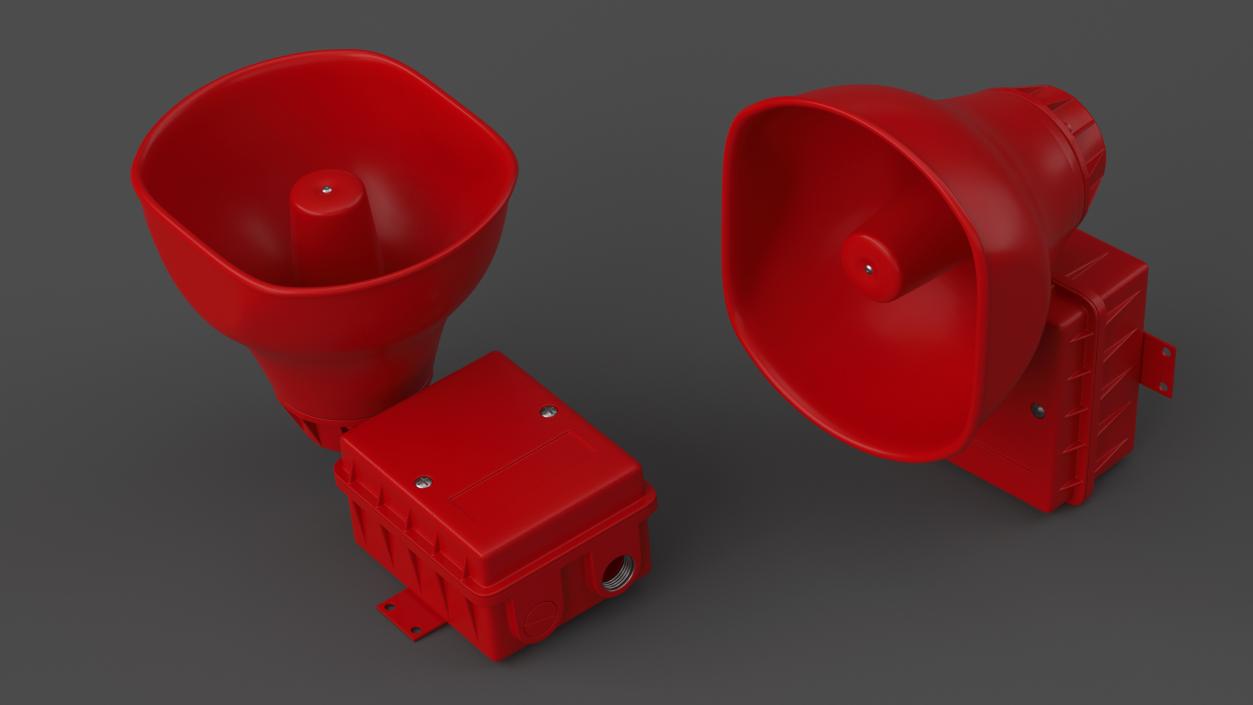 3D Fire Alarm Speaker model