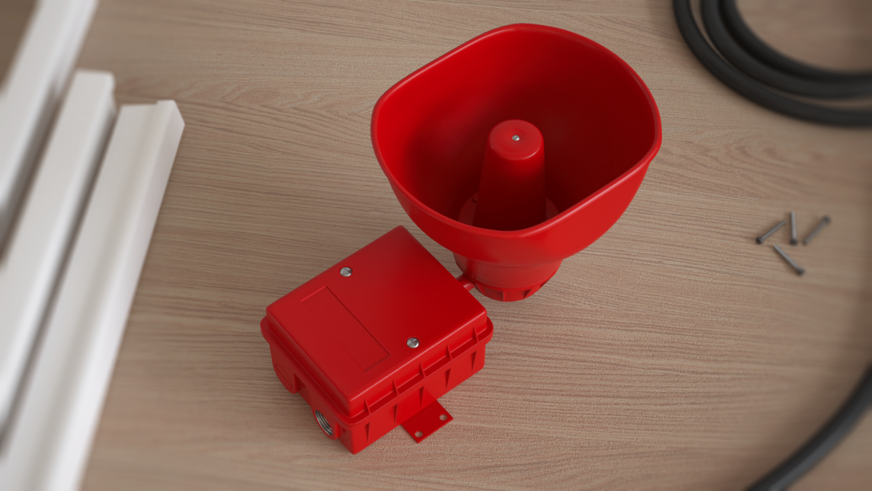 3D Fire Alarm Speaker model