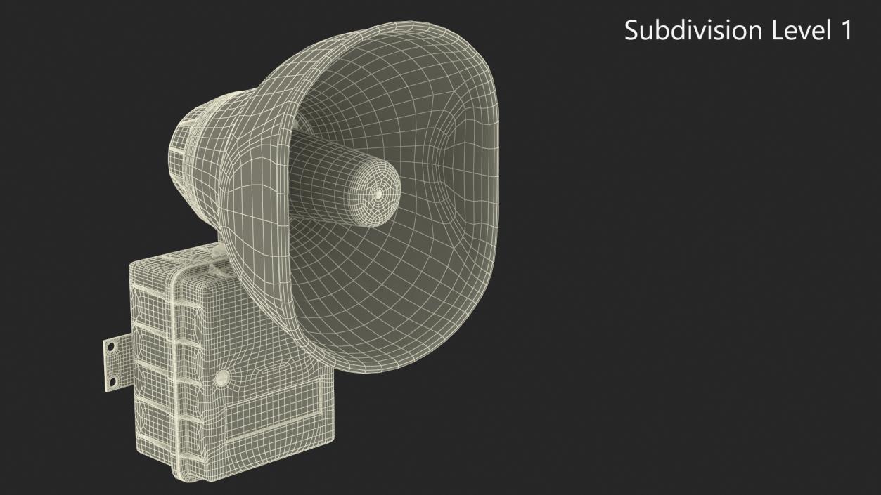 3D Fire Alarm Speaker model