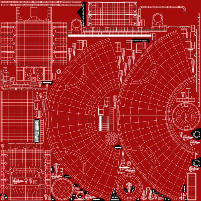 3D Fire Alarm Speaker model