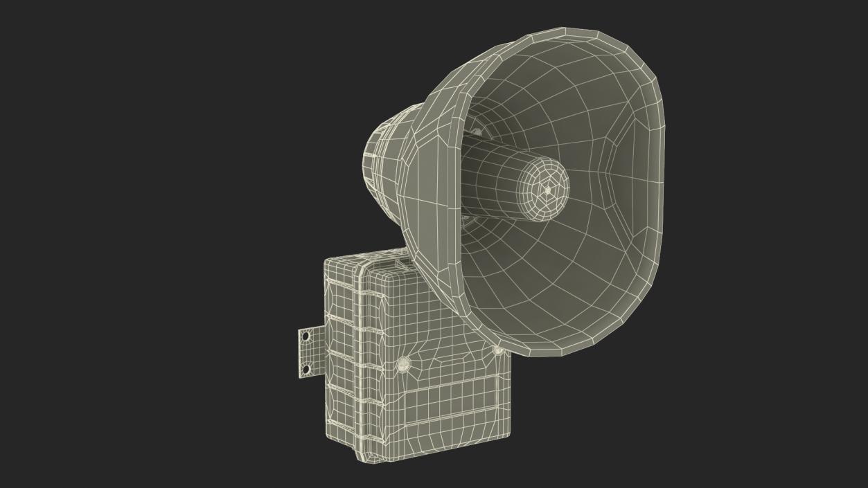 3D Fire Alarm Speaker model