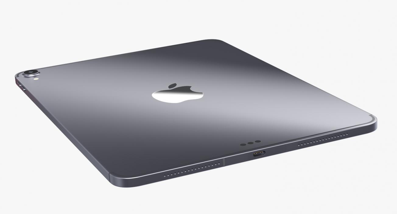 Space Gray iPad Pro 2019 11 inch 3D