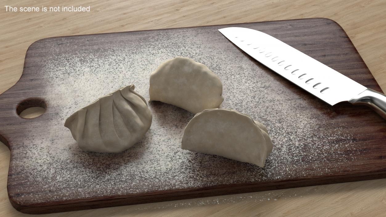 3D Raw Dumplings Collection 6