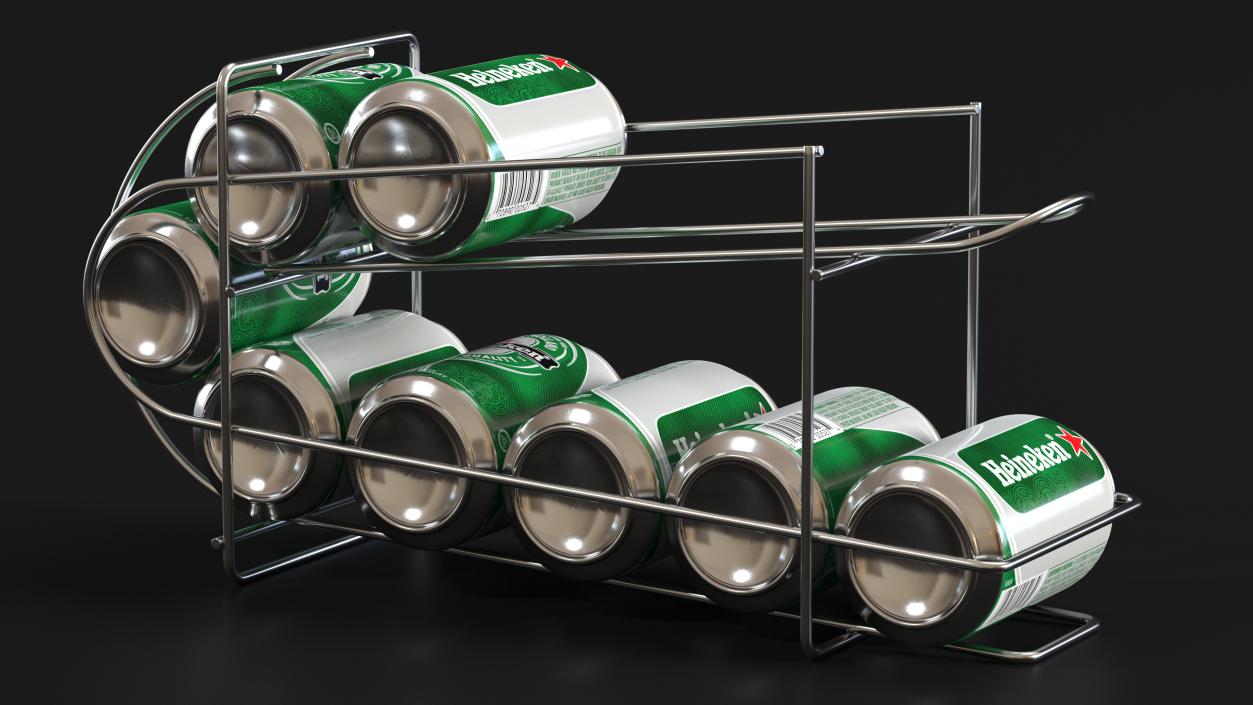 Beer Can Dispenser with Heineken 3D