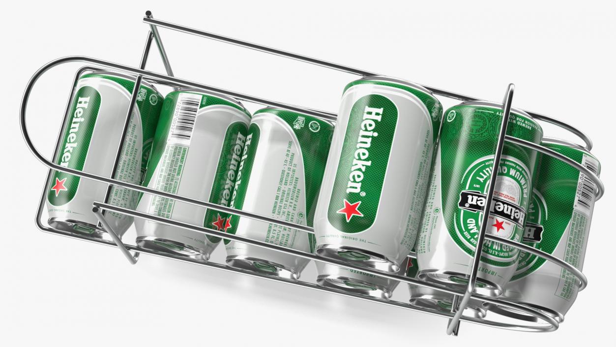 Beer Can Dispenser with Heineken 3D