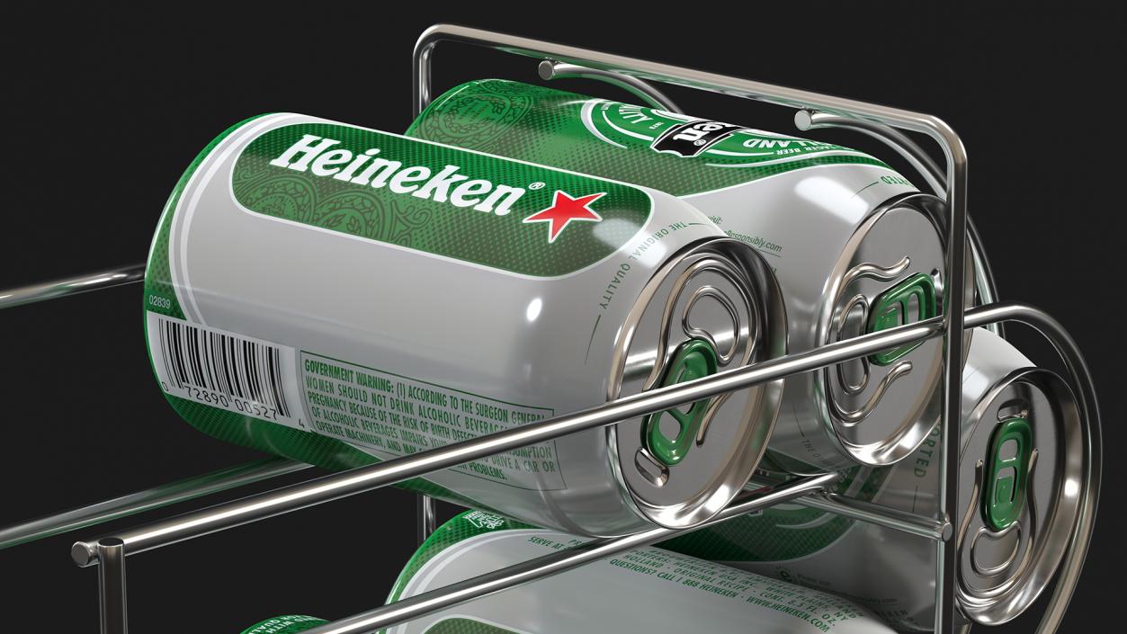 Beer Can Dispenser with Heineken 3D