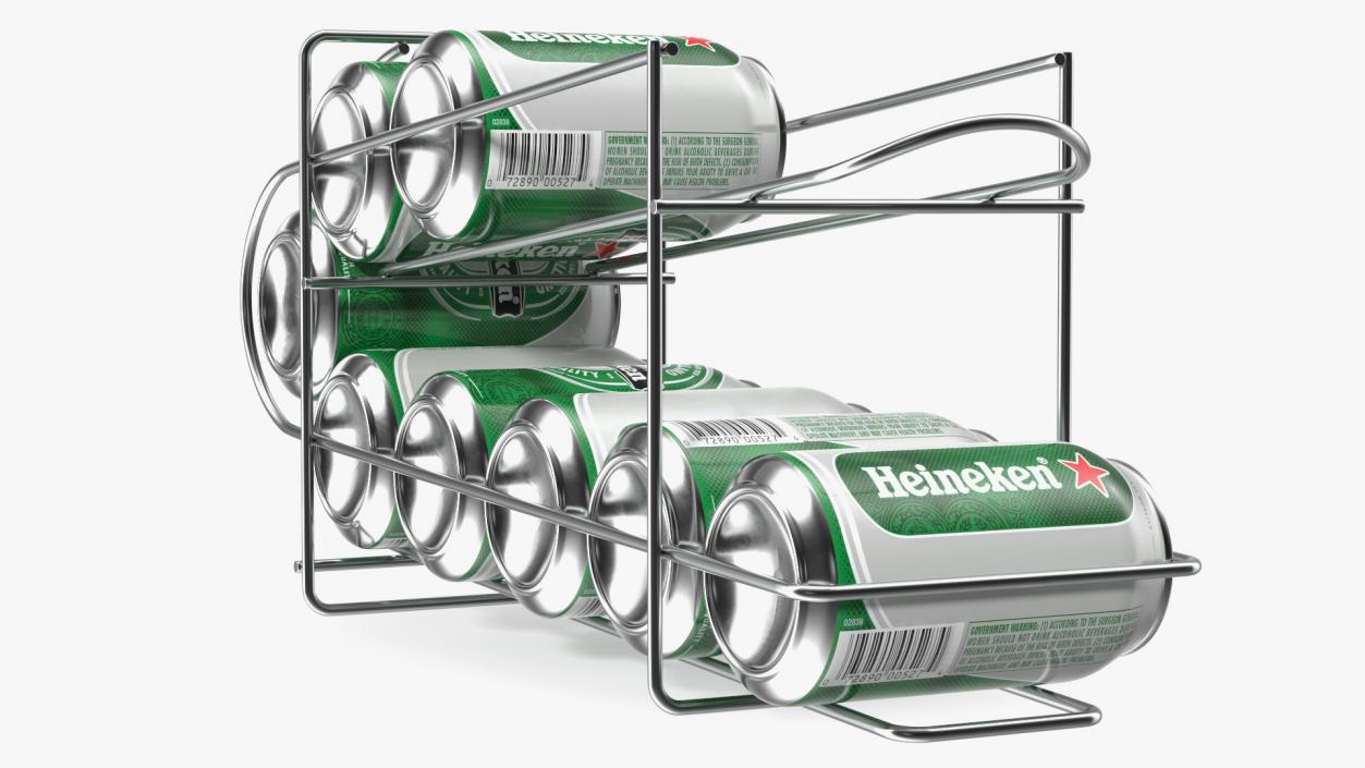 Beer Can Dispenser with Heineken 3D