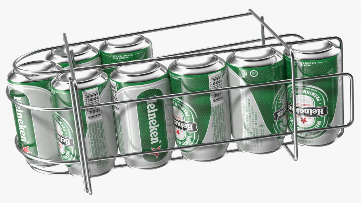 Beer Can Dispenser with Heineken 3D