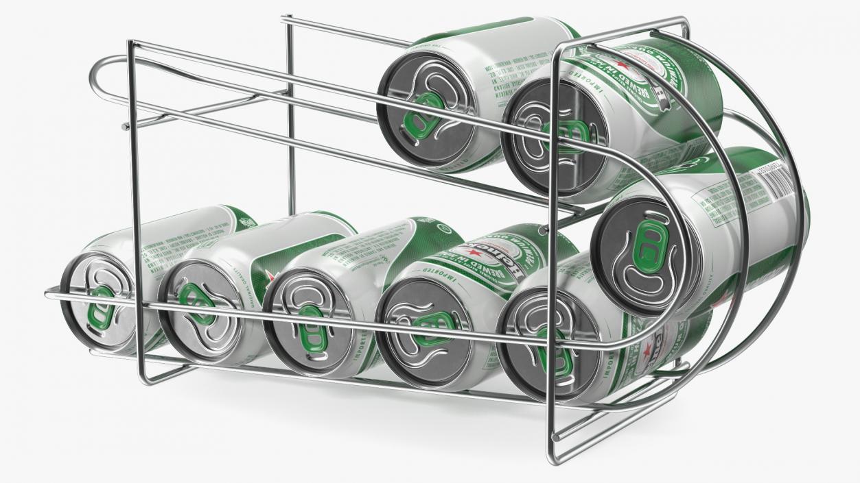 Beer Can Dispenser with Heineken 3D