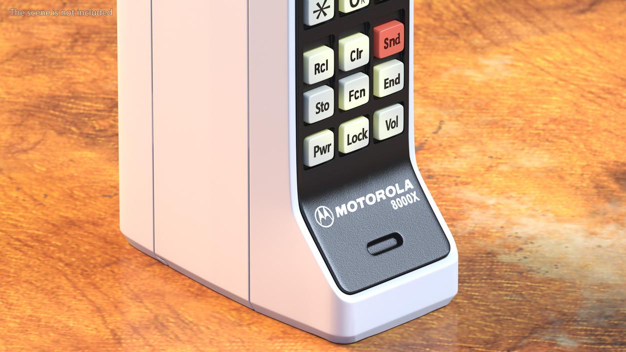 3D Motorola DynaTAC 8000X First Mobile Phone