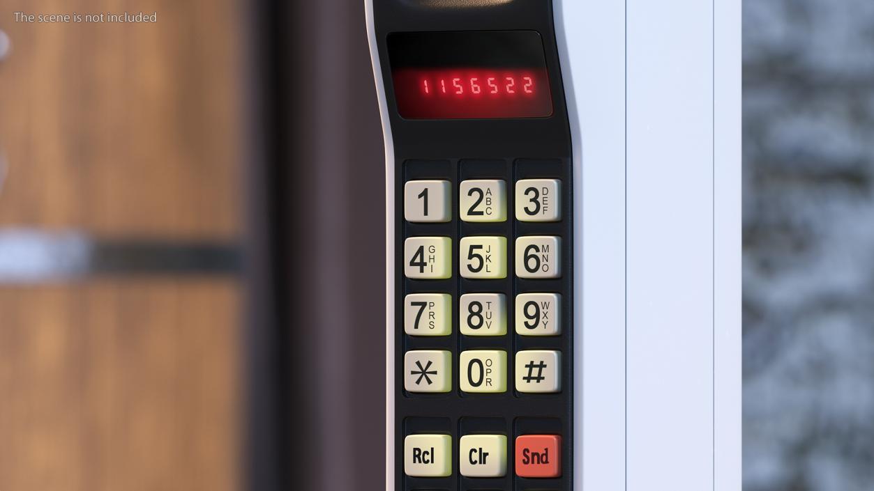 3D Motorola DynaTAC 8000X First Mobile Phone