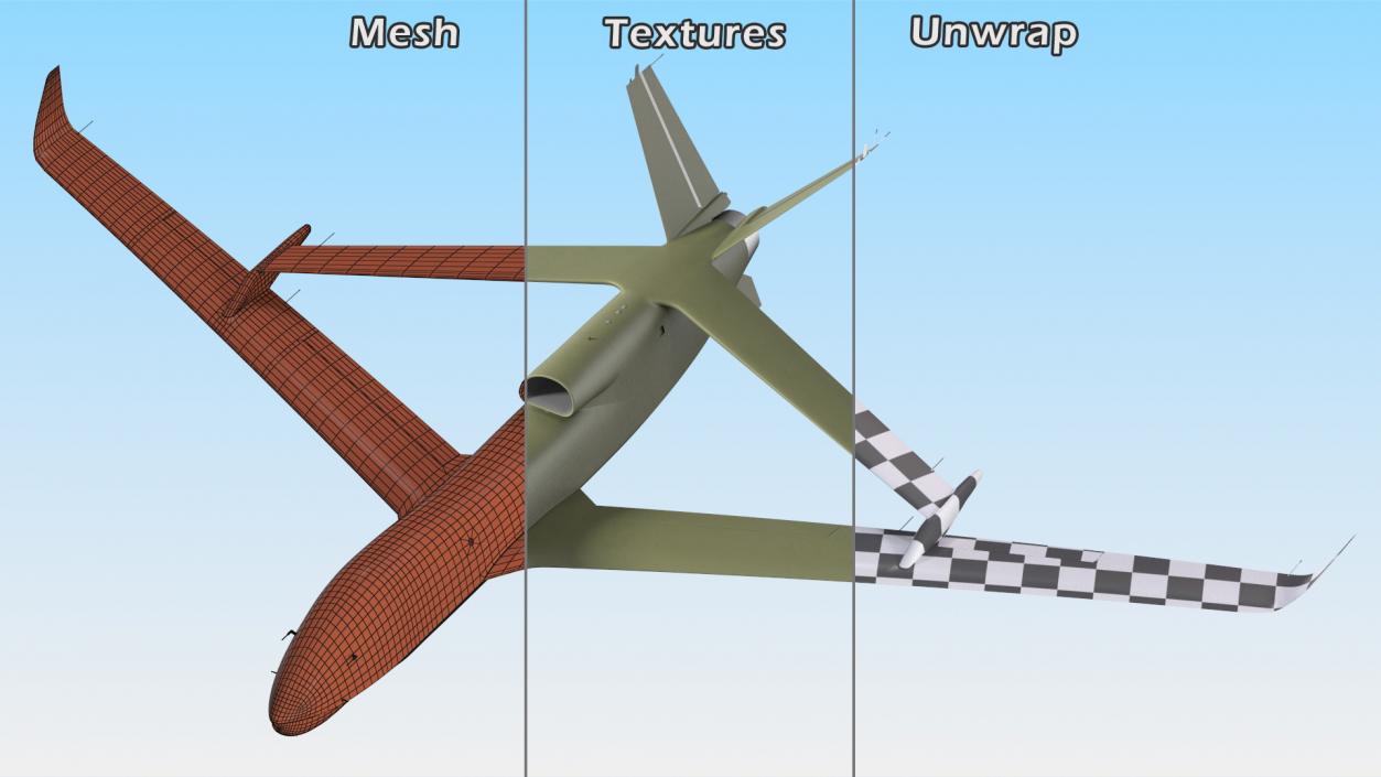 3D High Altitude Long Endurance Patrol UAV Flight