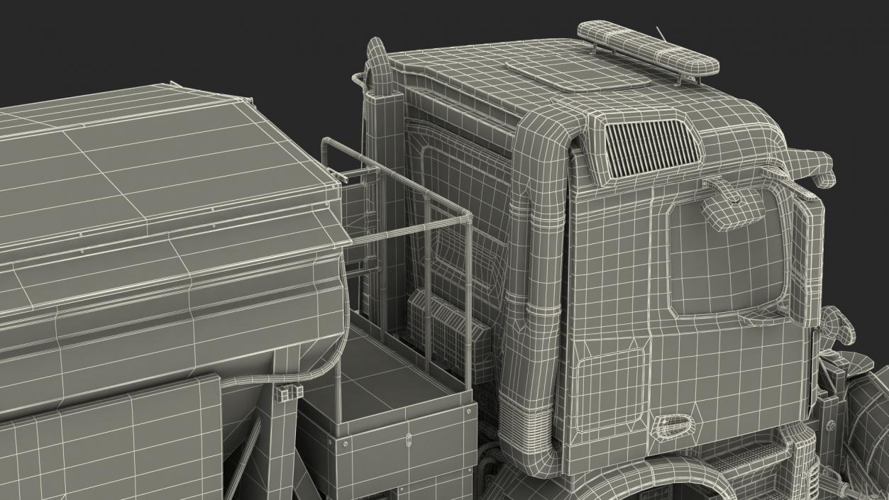 3D model Gritter Truck Rigged