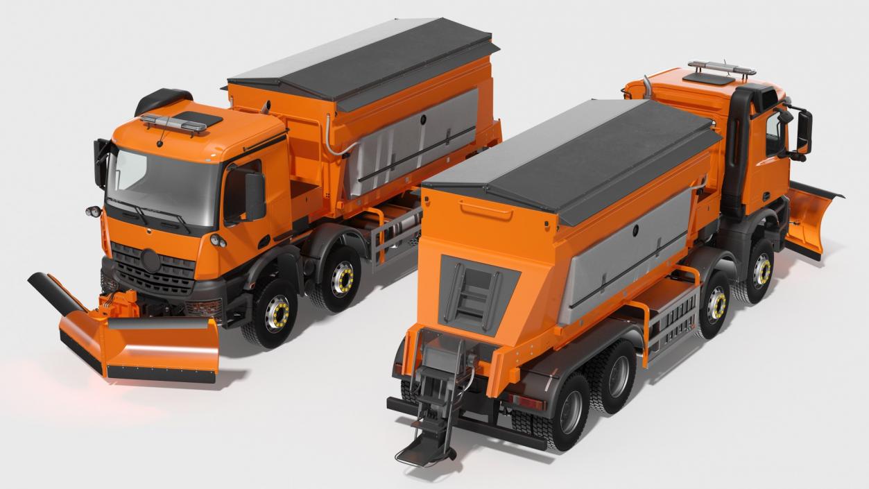 3D model Gritter Truck Rigged