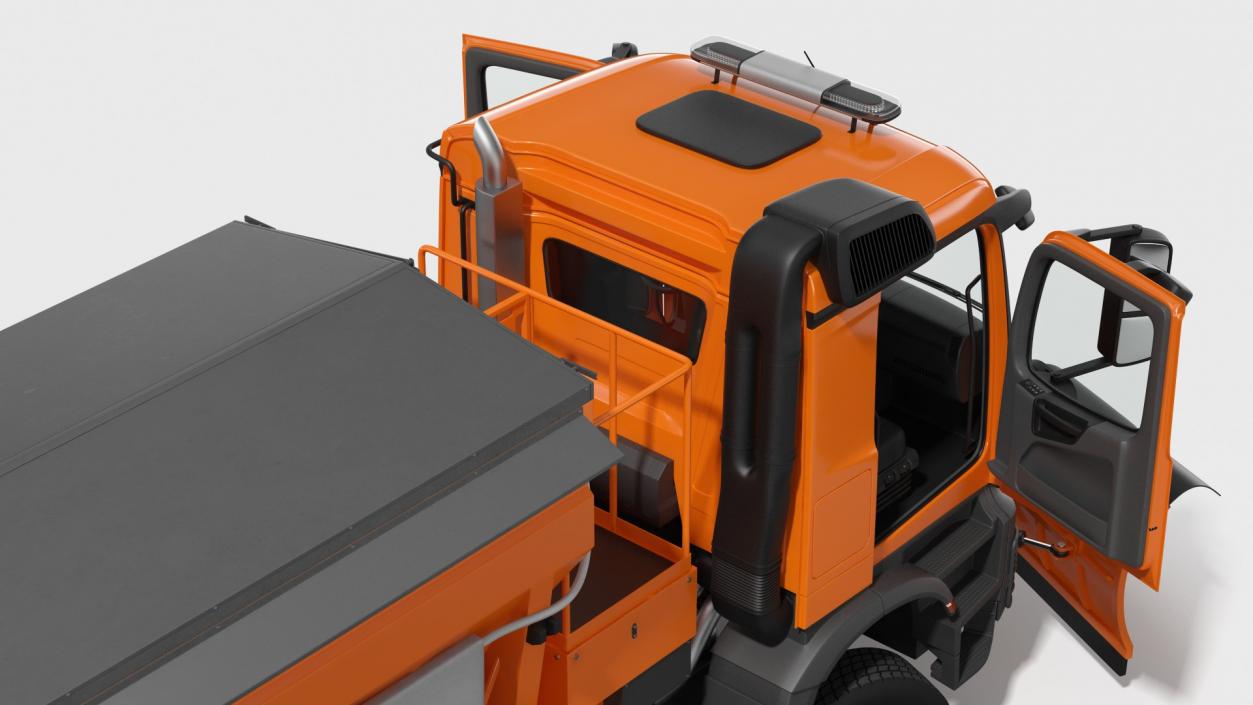 3D model Gritter Truck Rigged