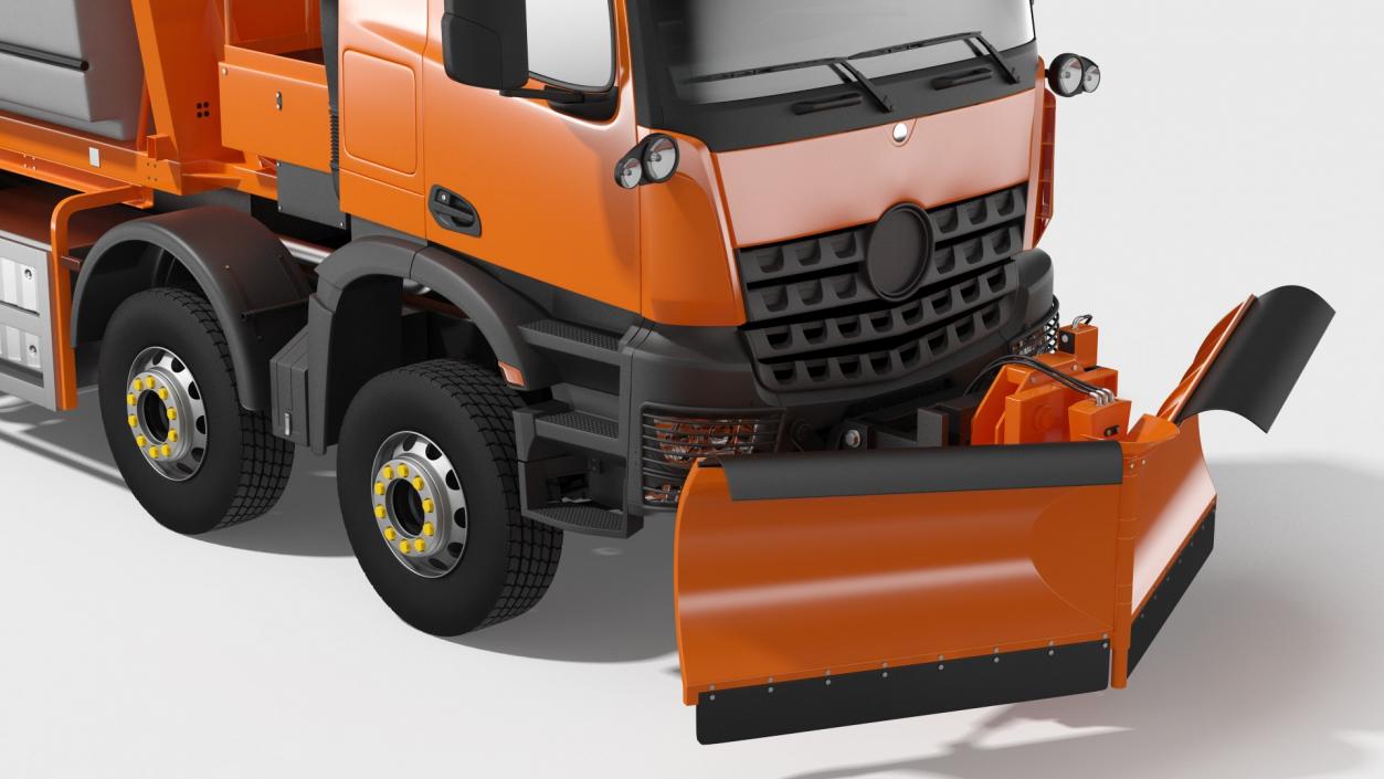 3D model Gritter Truck Rigged